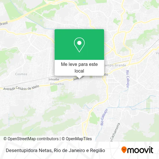 Desentupidora Netas mapa
