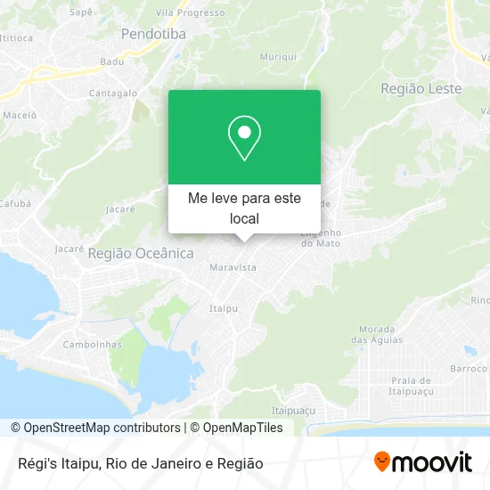 Régi's Itaipu mapa