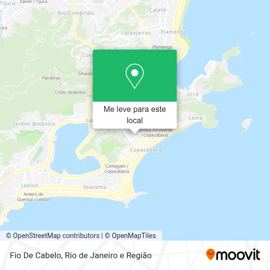 Fio De Cabelo mapa