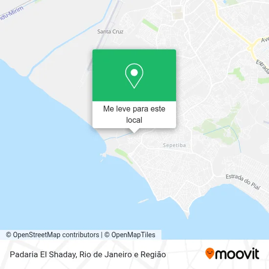 Padaria El Shaday mapa