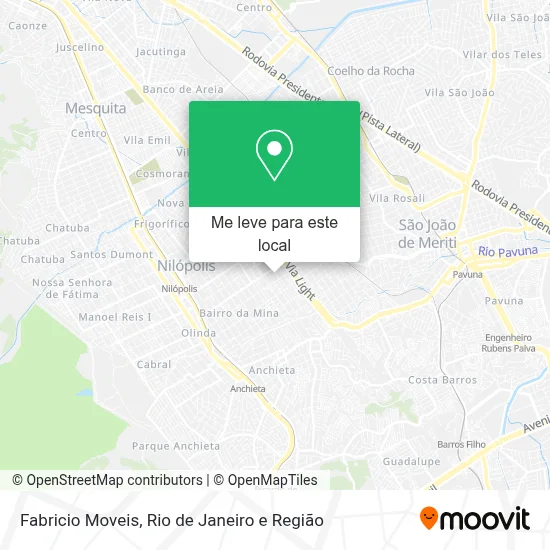 Fabricio Moveis mapa
