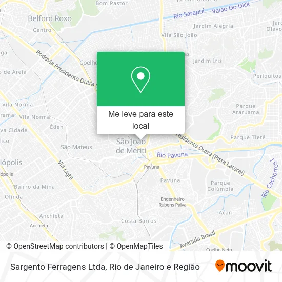 Sargento Ferragens Ltda mapa