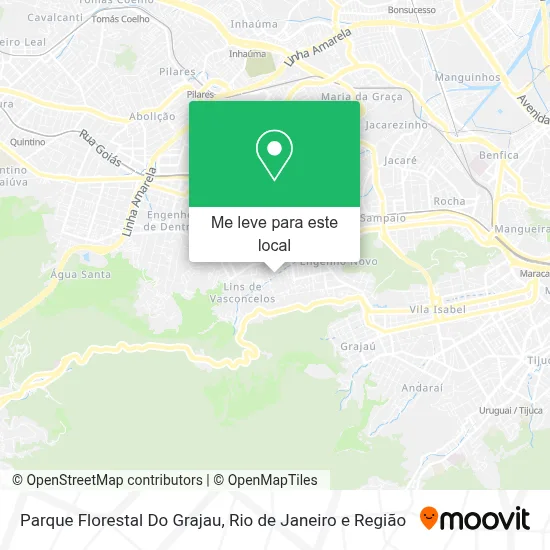 Parque Florestal Do Grajau mapa