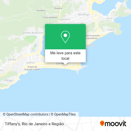 Tiffany's mapa