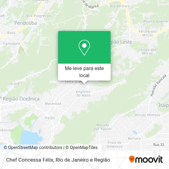 Chef Concessa Félix mapa