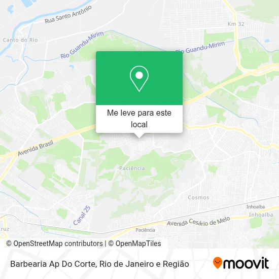 Barbearia Ap Do Corte mapa