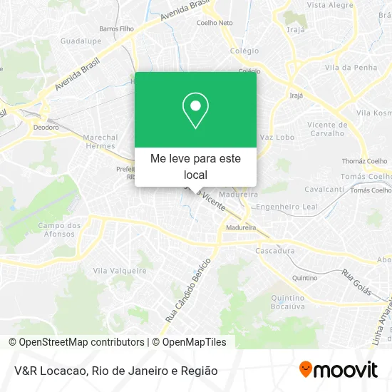 V&R Locacao mapa