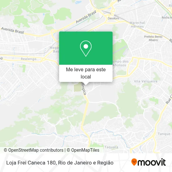 Loja Frei Caneca 180 mapa