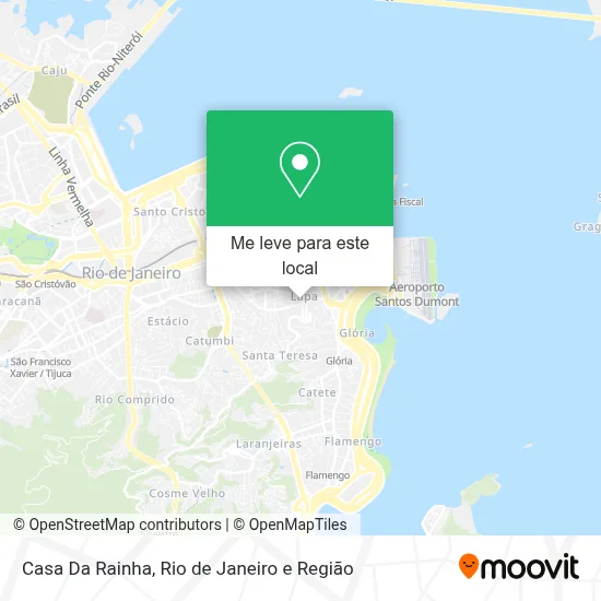 Casa Da Rainha mapa