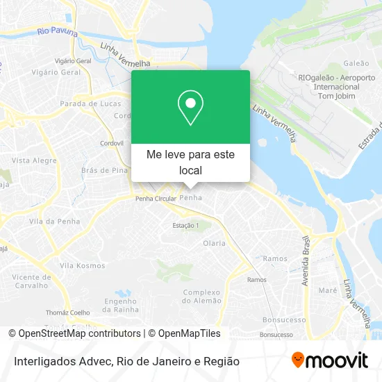 Interligados Advec mapa