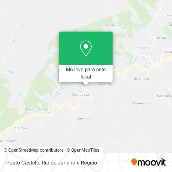 Posto Castelo mapa