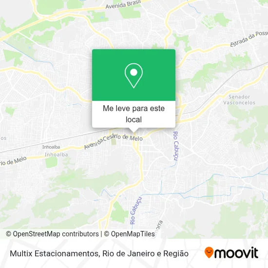 Multix Estacionamentos mapa