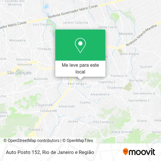 Auto Posto 152 mapa