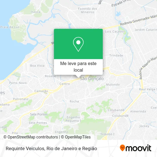 Requinte Veiculos mapa