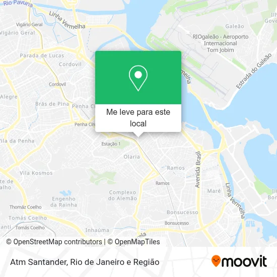 Atm Santander mapa