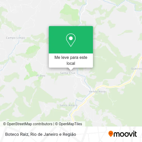 Boteco Raiz mapa