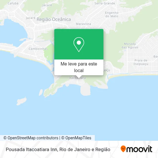 Pousada Itacoatiara Inn mapa