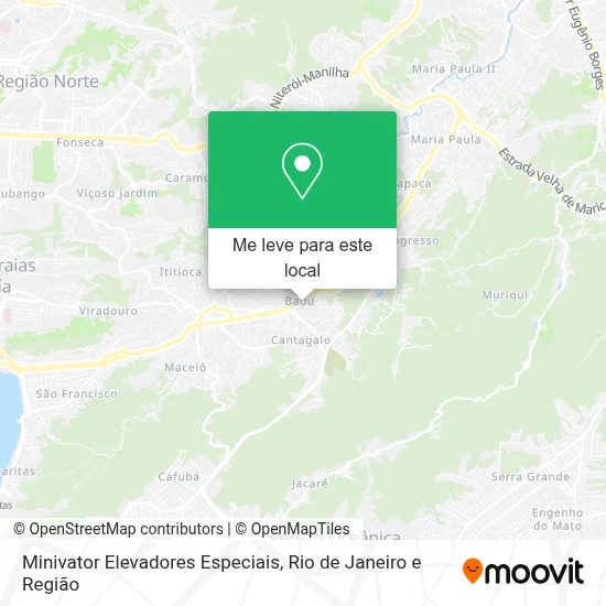 Minivator Elevadores Especiais mapa