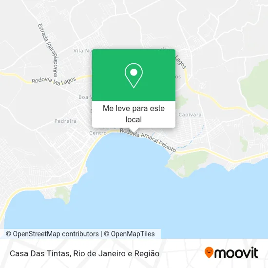 Casa Das Tintas mapa