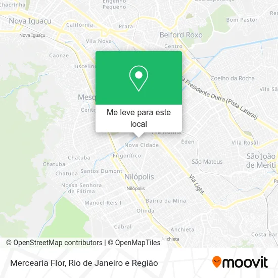 Mercearia Flor mapa