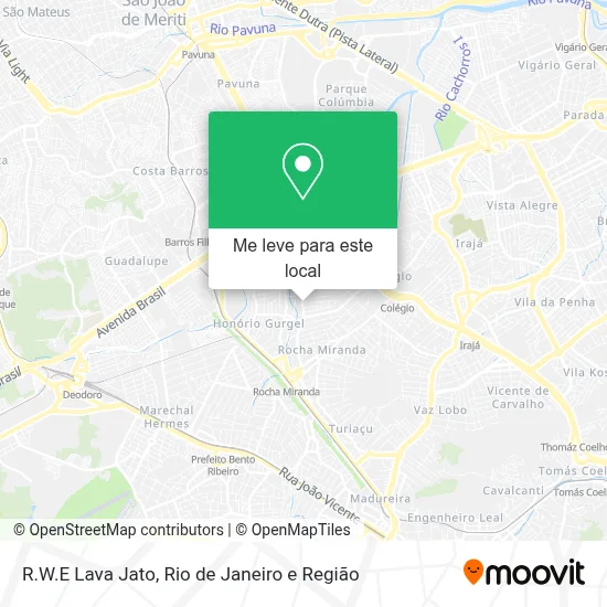 R.W.E Lava Jato mapa