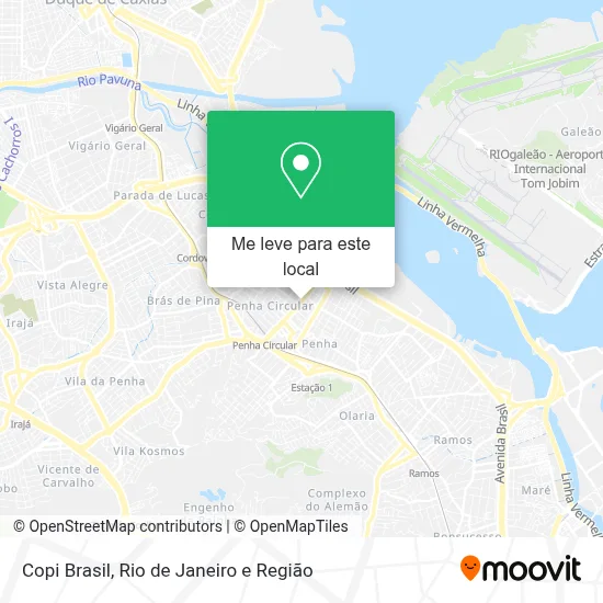 Copi Brasil mapa