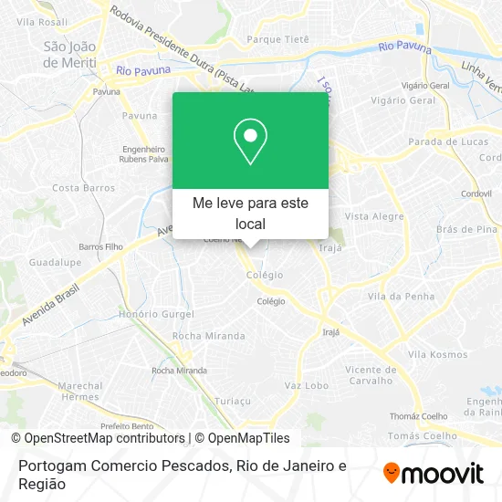 Portogam Comercio Pescados mapa