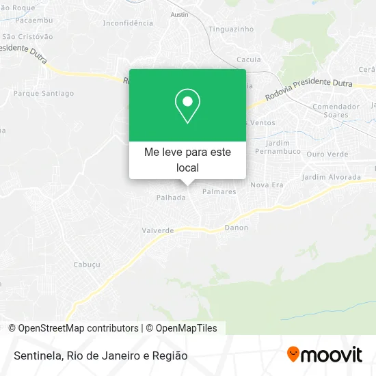 Sentinela mapa