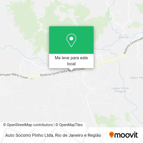 Auto Socorro Pinho Ltda mapa