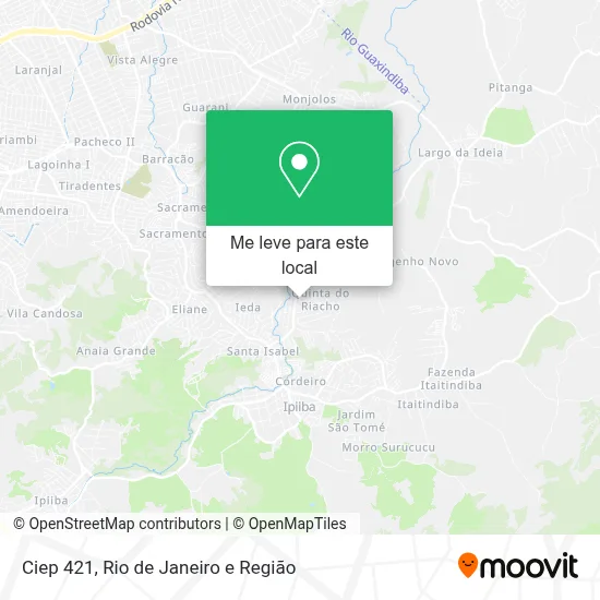 Ciep 421 mapa