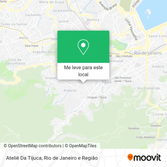 Ateliê Da Tijuca mapa