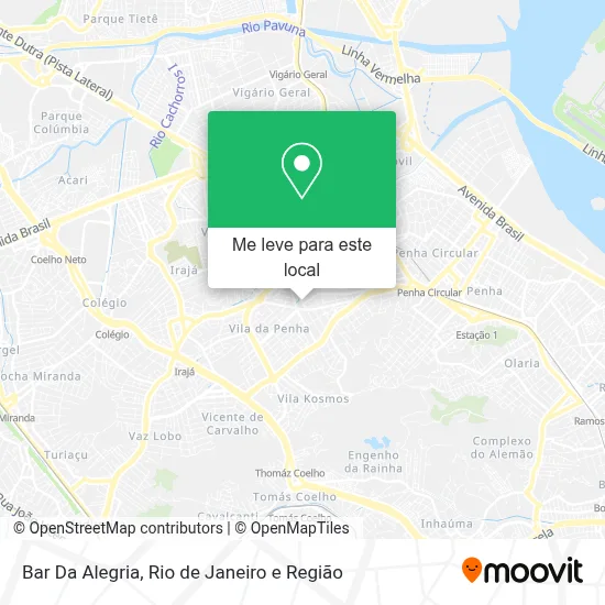 Bar Da Alegria mapa