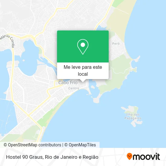 Hostel 90 Graus mapa