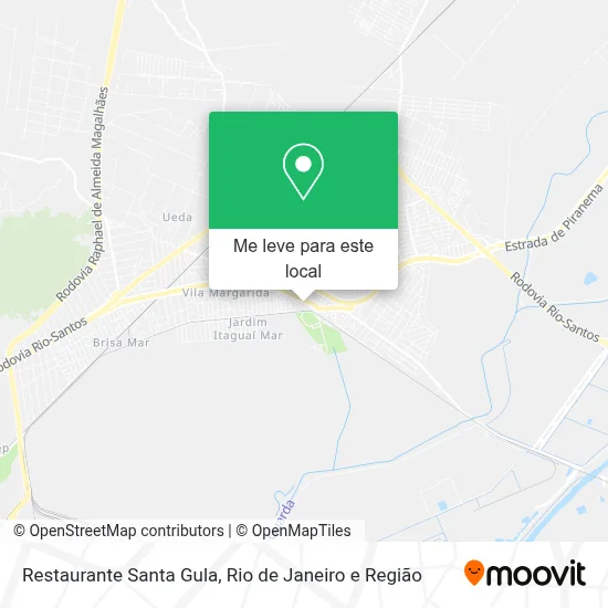 Restaurante Santa Gula mapa