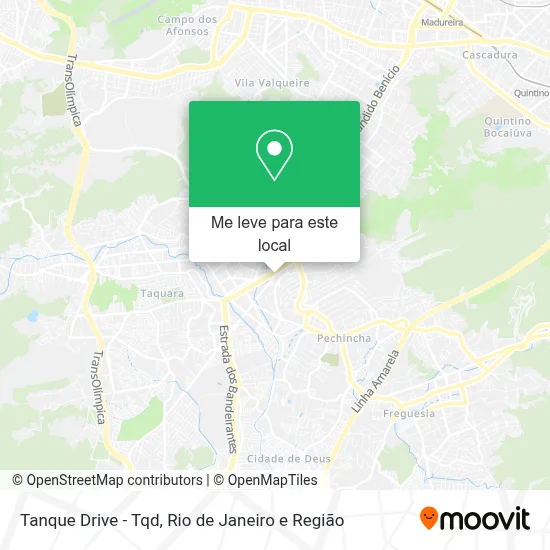 Tanque Drive - Tqd mapa