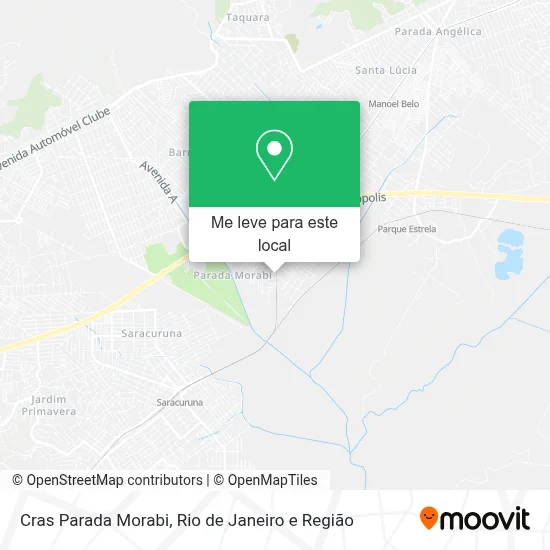 Cras Parada Morabi mapa