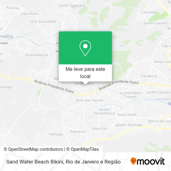 Sand Water Beach Bikini mapa