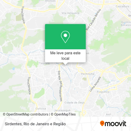 Sirdentes mapa