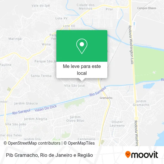 Pib Gramacho mapa