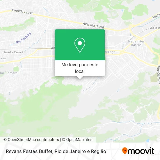 Revans Festas Buffet mapa