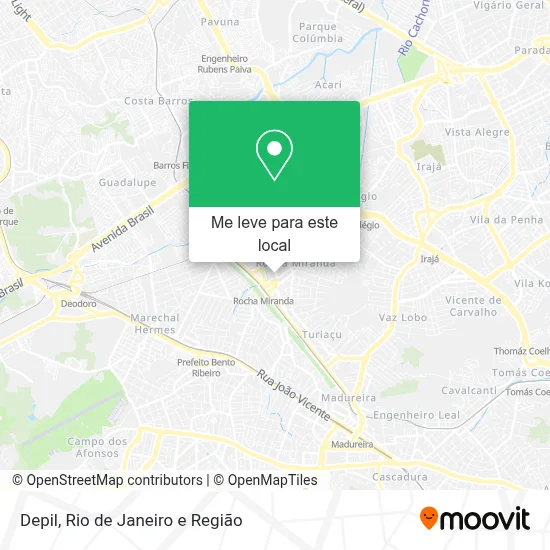 Depil mapa