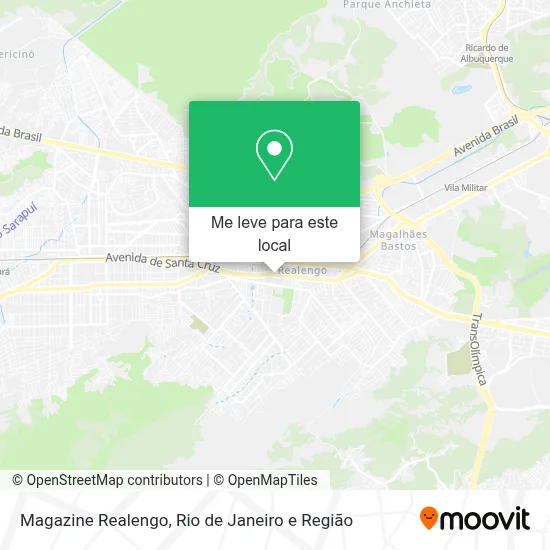 Magazine Realengo mapa