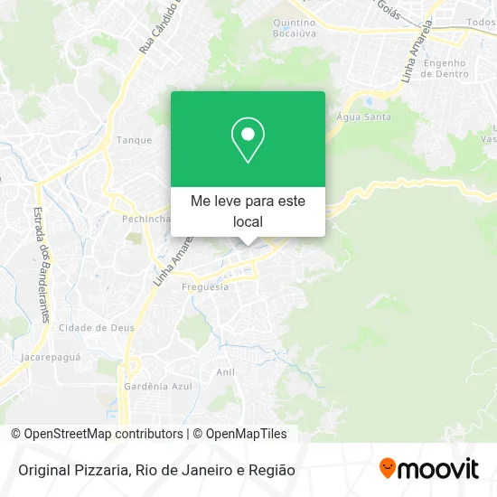 Original Pizzaria mapa
