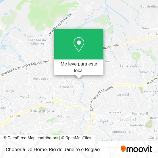 Choperia Do Home mapa
