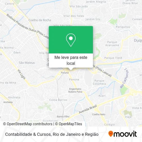 Contabilidade & Cursos mapa