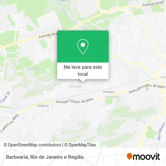 Barbearia mapa