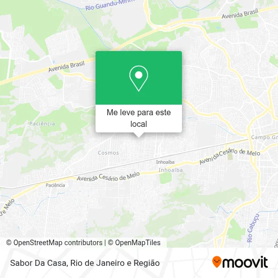 Sabor Da Casa mapa