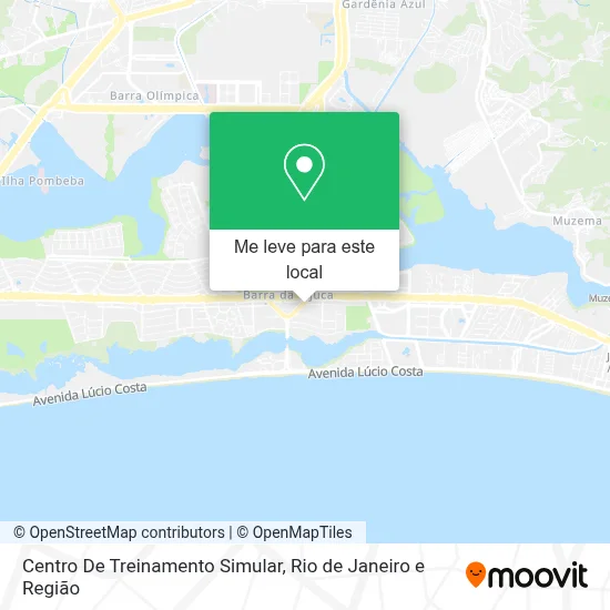 Centro De Treinamento Simular mapa