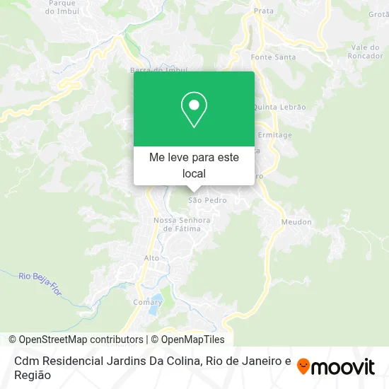 Cdm Residencial Jardins Da Colina mapa