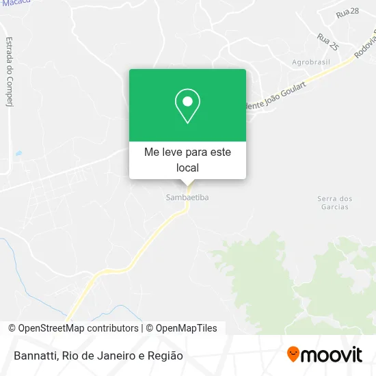 Bannatti mapa